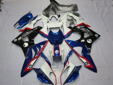 Alien Blue and White 09-14 S1000RR Motorcycle Fairing