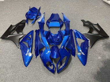 Alien Blue and White 09-14 S1000RR Motorcycle Fairing