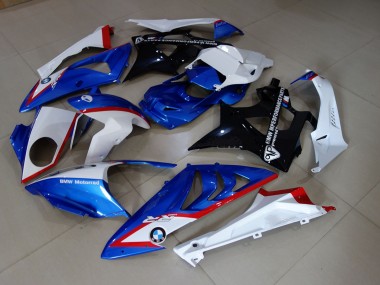 Alien Blue and White 09-14 S1000RR Motorcycle Fairing