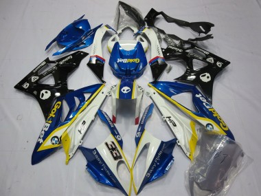 Alien Blue and White 09-14 S1000RR Motorcycle Fairing