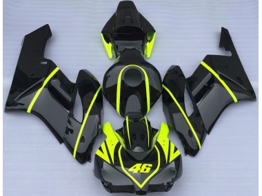 All Black and High Viz 46 04-05 CBR1000RR Motorcycle Fairing