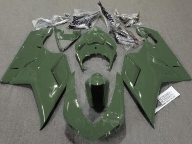 Army Green Gloss 07-14 Ducati 848 1098 1198 Motorcycle Fairing