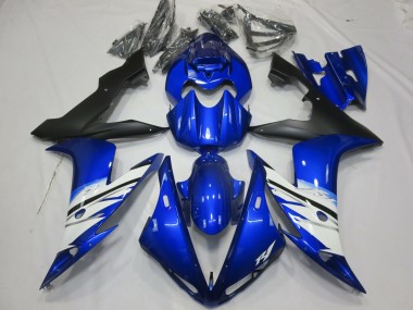 Black Blue and White 04-06 R1 Motorcycle Fairing