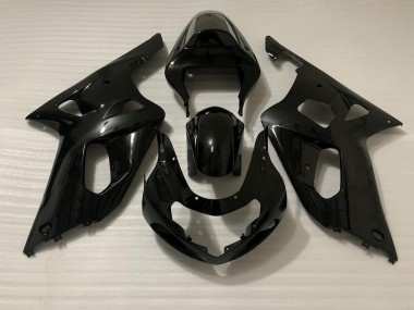 Black Gloss 01-03 GSXR 600-750 Motorcycle Fairing