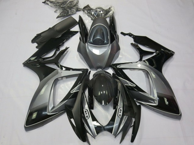 Black Grey Special 06-07 GSXR 600-750 Motorcycle Fairing