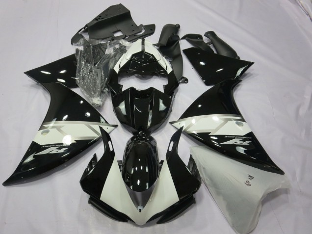 Black Silver White 12-14 R1 Motorcycle Fairing