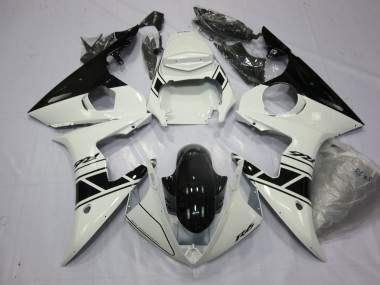 Black and White 03-04 R6 Motorcycle Fairing