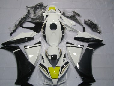 Black and White 12-16 CBR1000RR Motorcycle Fairing