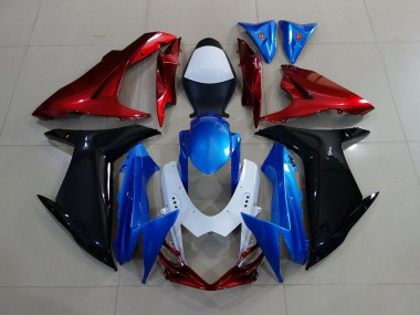 Blue / Black / Red 11-24 GSXR 600-750 Motorcycle Fairing