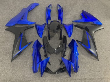 Blue Black and Grey 11-24 GSXR 600-750 Motorcycle Fairing