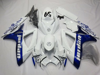 Blue Jordan 06-07 GSXR 600-750 Motorcycle Fairing