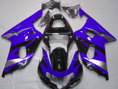 Blue OEM Style 01-03 GSXR 600-750 Motorcycle Fairing