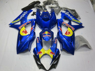 Blue Red Bull 07-08 GSXR 1000 Motorcycle Fairing