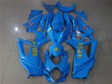 Blue Rizzla 07-08 07-08 GSXR 1000 Motorcycle Fairing