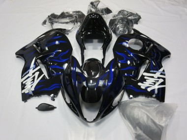 Blue Swirl 97-07 GSXR 1300 Hayabusa Motorcycle Fairing