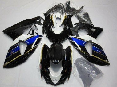 Blue and Gold 09-16 GSXR 1000 Motorcycle Fairing