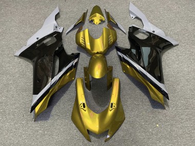 Cement Black and Gold 17-21 R6 Motorcycle Fairing