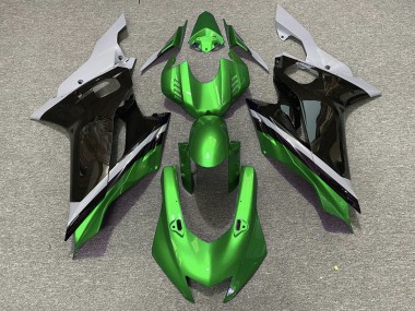 Cement Black and Green 17-21 R6 Motorcycle Fairing