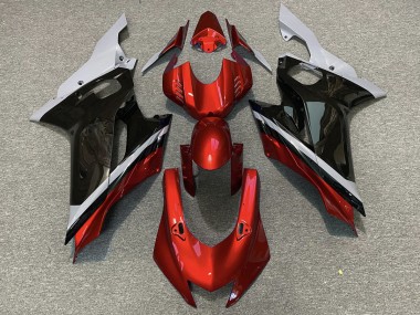 Cement Black and Red 17-21 R6 Motorcycle Fairing