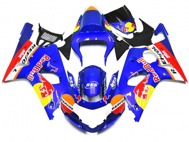 Custom Red Bull Style OEM style Kit 00-02 GSXR 1000 Motorcycle Fairing