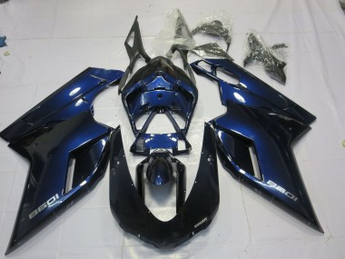 Deep Blue 07-14 Ducati 848 1098 1198 Motorcycle Fairing