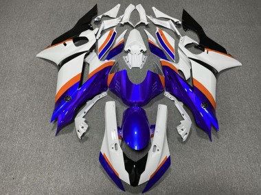 Deep Blue and Orange 17-21 R6 Motorcycle Fairing