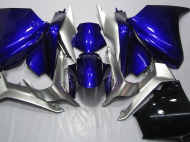 Deep Blue and Silver 10-13 VFR1200 Motorcycle Fairing