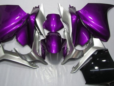 Deep Purple and Silver 10-13 VFR1200 Motorcycle Fairing