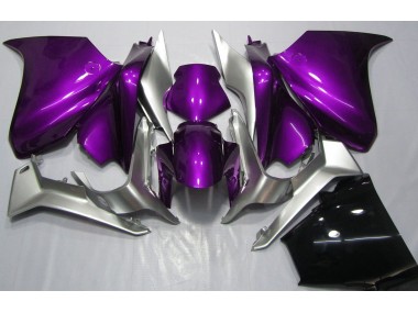 Deep Purple and Silver 10-13 VFR1200 Motorcycle Fairing