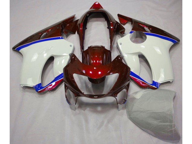 Deep Red and Blue 99-00 CBR600 F4 Motorcycle Fairing