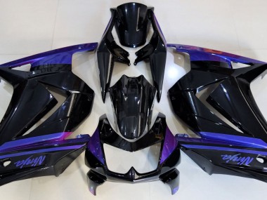 Gloss Black & Blue 08-12 Ninja 250 Motorcycle Fairing