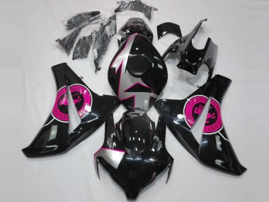 Gloss Black & Pink 08-11 CBR1000RR Motorcycle Fairing