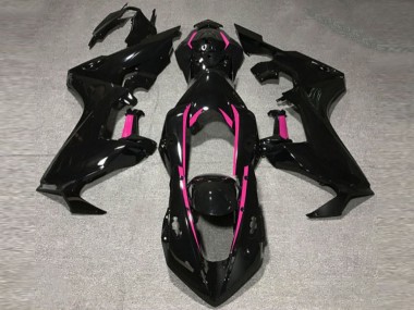 Gloss Black & Pink Lining 17-23 CBR1000RR Motorcycle Fairing