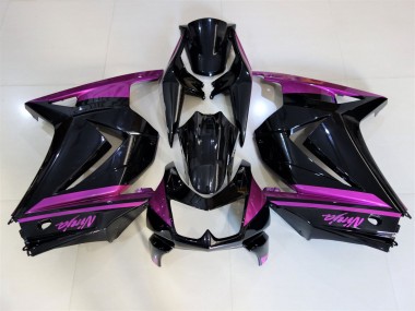 Gloss Black & Purple 08-12 Ninja 250 Motorcycle Fairing