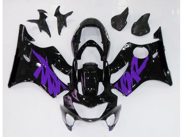 Gloss Black & Purple 99-00 CBR600 F4 Motorcycle Fairing