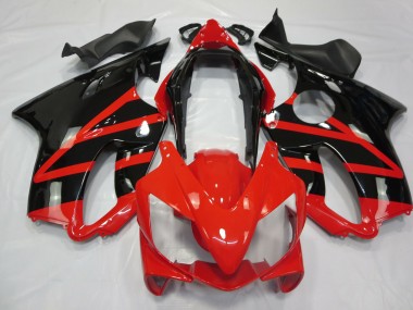 Gloss Black and Red 04-07 CBR600 F4i Motorcycle Fairing