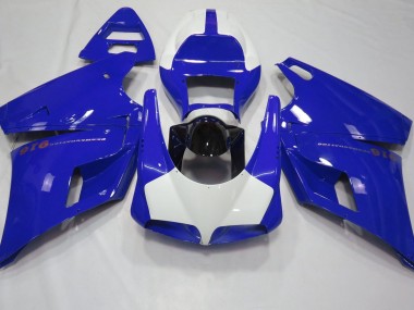 Gloss Blue & White 93-05 Ducati 996 748 916 998 Motorcycle Fairing