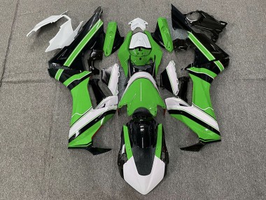 Gloss Green White and Black 17-23 CBR1000RR Motorcycle Fairing