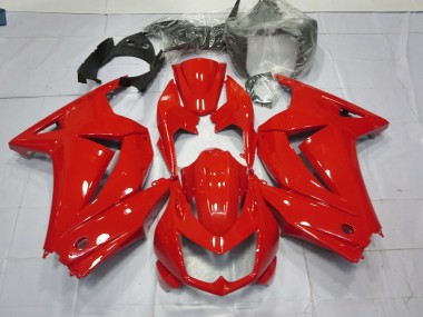 Gloss Red 08-12 Ninja 250 Motorcycle Fairing