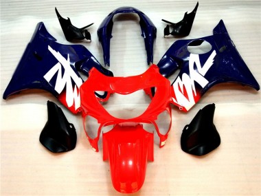 Gloss Red and Blue 99-00 CBR600 F4 Motorcycle Fairing