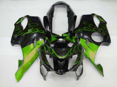 Green Flame 99-00 CBR600 F4 Motorcycle Fairing