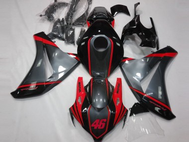 Grey Motul & Red 08-11 CBR1000RR Motorcycle Fairing