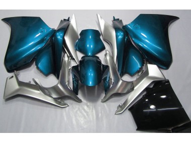 Light Blue and Silver 10-13 VFR1200 Motorcycle Fairing