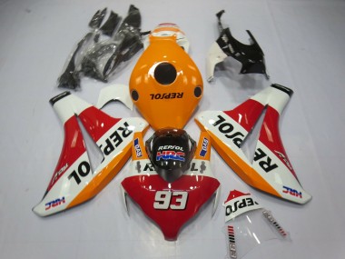 Light Orange Repsol 93 08-11 CBR1000RR Motorcycle Fairing