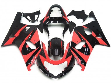 Light Red Custom OEM Style 01-03 GSXR 600-750 Motorcycle Fairing