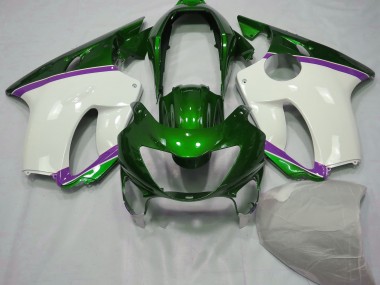 Lizard Green and Purple 99-00 CBR600 F4 Motorcycle Fairing