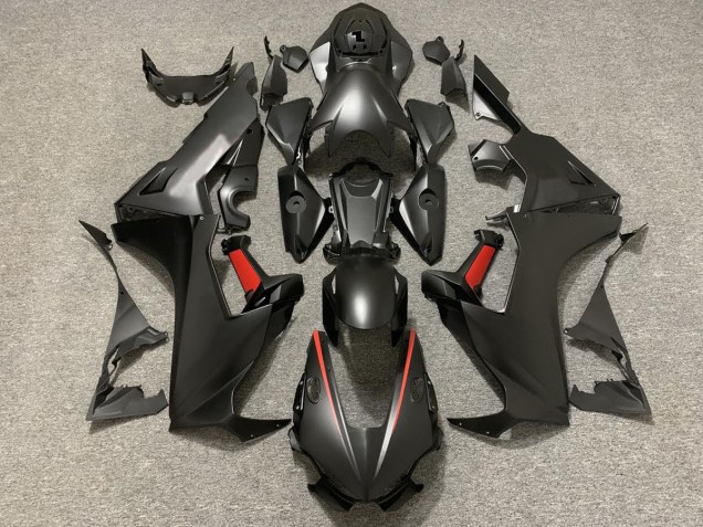 Matte Black & Red 17-23 CBR1000RR Motorcycle Fairing