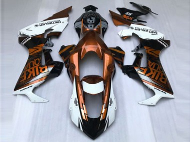 Orange & White Custom 17-23 CBR1000RR Motorcycle Fairing