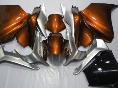 Orange and Silver 10-13 VFR1200 Motorcycle Fairing