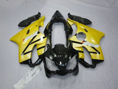 Pearl Yellow Gloss Black 04-07 CBR600 F4i Motorcycle Fairing